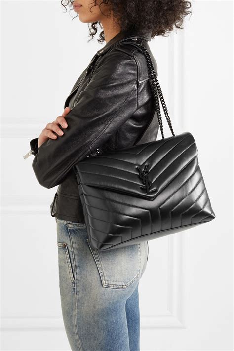 SAINT LAURENT Loulou medium quilted leather 